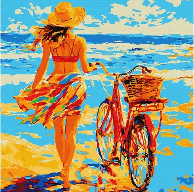 Tapyba pagal numerius IDEYKA Sutik vasarą, 40 x 40 cm