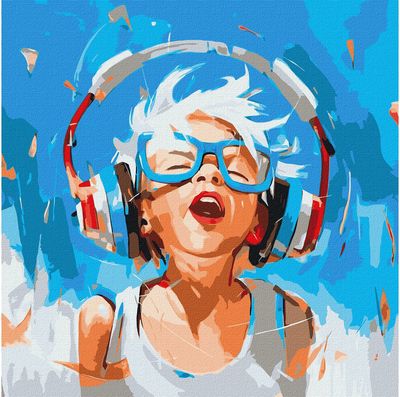 Tapyba pagal numerius IDEYKA Jo vasaros ritmas, 50 x 50 cm