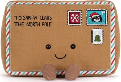 Pliušinis žaislas laiškas Kalėdų seneliui JELLYCAT Amuseables Letter To Santa