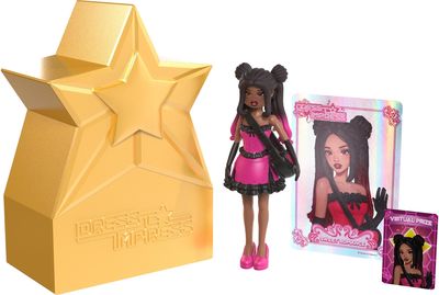 DRESS TO IMPRESS Paslaptinga lėlė, 10 cm