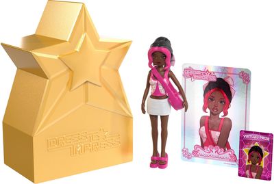 DRESS TO IMPRESS Paslaptinga lėlė, 10 cm