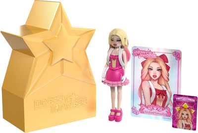 DRESS TO IMPRESS Paslaptinga lėlė, 10 cm