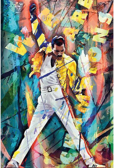Plakatas Cubistic portrait of a singer by seanfunk, 61 x 91,5 cm