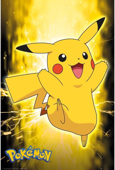 Plakatas Pokemon - Pikachu Neon, 61 x 91,5 cm