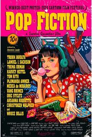 Plakatas Pop Fiction, 61 x 91,5 cm
