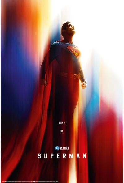 Plakatas Superman 2025 - Look Up, 61 x 91,5 cm