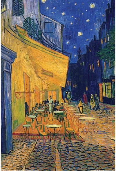 Plakatas Vincent Van Gogh - Cafe Terrace at Night, 61 x 91,5 cm