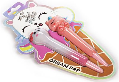 Geliniai rašikliai TCD Kids Squishy, Unicorn + Kitty, 2 vnt