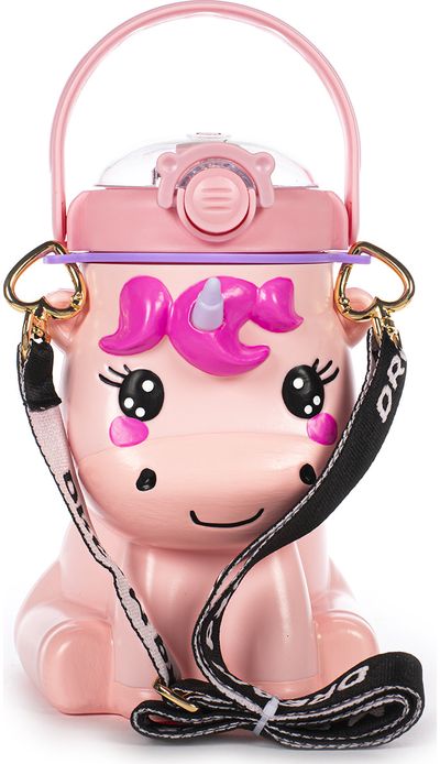 Plastikinė gertuvė TCD Unicorn 3D, 1000 ml