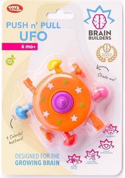 Japoniškas kūdikio žaislas BRAIN BUILDERS žaidimas UFO