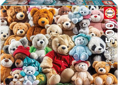 Dėlionė EDUCA Teddy Bears, 500 det.