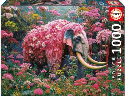 Dėlionė EDUCA Floral Elephant 1000 det.