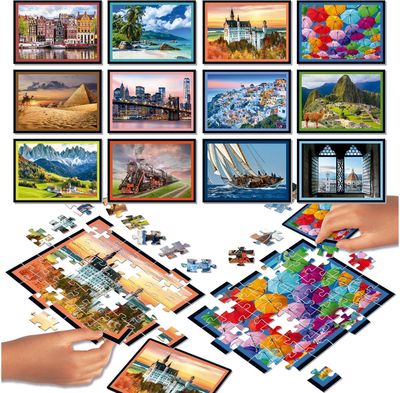 Dėlionė - stalo žaidimas EDUCA Battle Travel, 12x42 det.