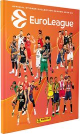 Lipdukų albumas kietu viršeliu PANINI Euroleague 2026
