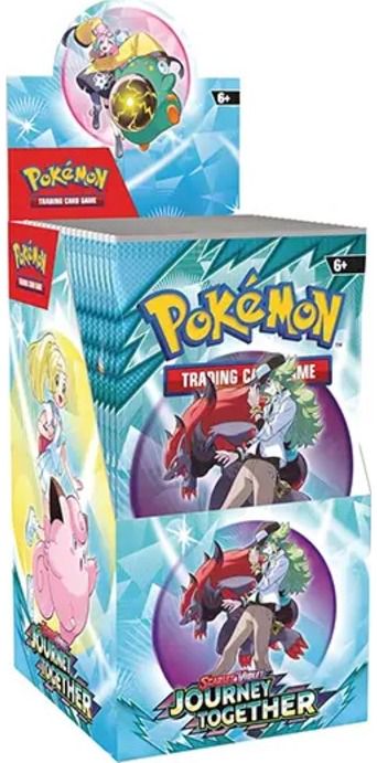 Kolekcinės kortelės Pokémon TCG SV09 Journey Together Booster pack, 1 pakelis, į v. rūšys