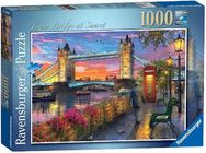 Dėlionė RAVENSBURGER Tower Bridge At Sunset, 1000 det.