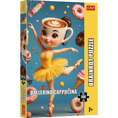 TREFL BRAINROT Dėlionė Ballerina Cappucina, 200 det.