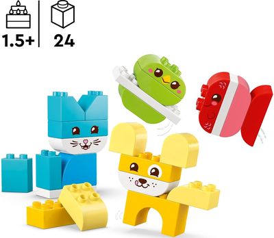 LEGO DUPLO Mano pirmieji 3 in 1 kūrybiški gyvūnėliai 10477