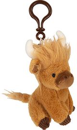 Pliušinis pakabinamas žaislas HIGHLAND COW CLIP-ON 11 cm.