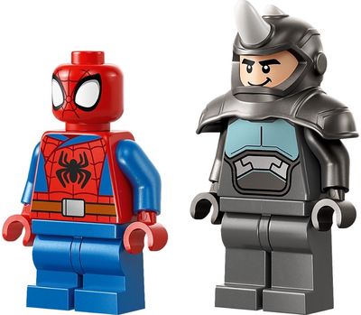 LEGO Marvel Spidey And His Amazing Friends Voriukas ant motociklo prieš Raganosį 11206
