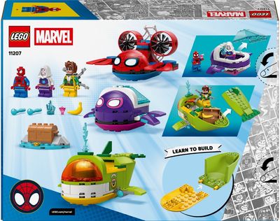 LEGO Marvel Spidey And His Amazing Friends Voriukas: povandeninės transporto priemonės 11207