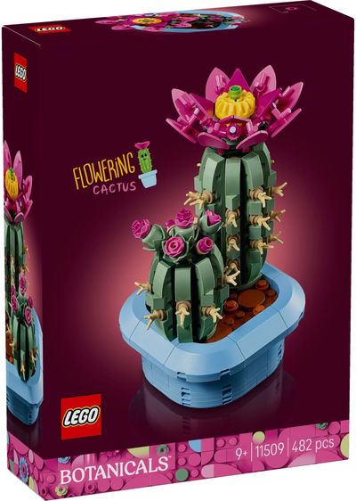 LEGO Botanicals Žydintis kaktusas Augalų dekoras 11509