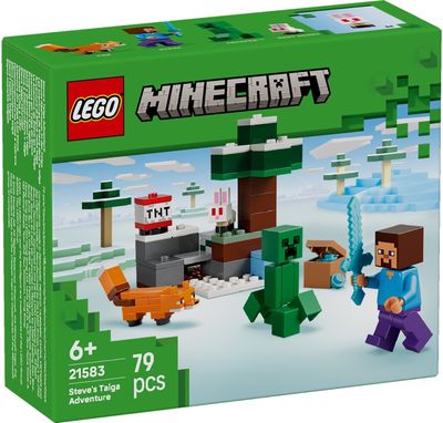 LEGO Minecraft Styvo nuotykis taigoje 21583