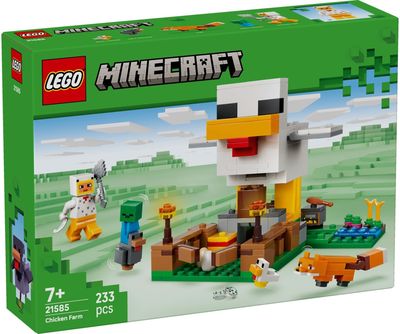 LEGO Minecraft Viščiukų ūkis, konstravimo žaislas, 21585