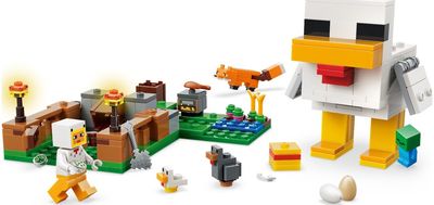 LEGO Minecraft Viščiukų ūkis, konstravimo žaislas, 21585