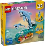 LEGO Creator 3 in 1 Jūrų gyvūnai: gražūs delfinai 31385