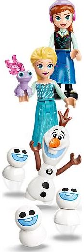 LEGO Disney Frozen Elzos ledo pilis ir smagus pasivažinėjimas rogėmis 43281