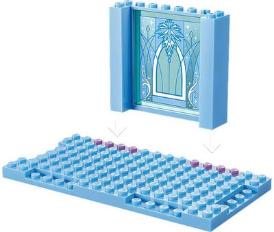 LEGO Disney Frozen Elzos ledo pilis ir smagus pasivažinėjimas rogėmis 43281