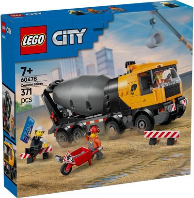 LEGO City betonmaišė, statybinis žaislas vaikams, 60478