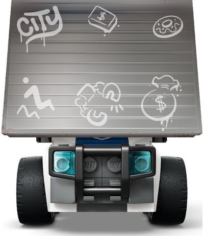 LEGO City Ratai – policijos sunkvežimis, žaislas, konstravimo rinkinys, 60481