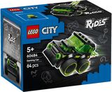 LEGO City Ratai – žaidimų lenktyninis automobilis, automobilio modelio rinkinys, 60484