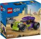 LEGO City patobulintas automobilis, lenktyninio automobilio konstravimo žaislas ir minifigūrėlė, 60485