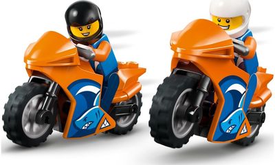 LEGO City motociklų transporteris, žaislas ir 2 minifigūrėlės, 60491