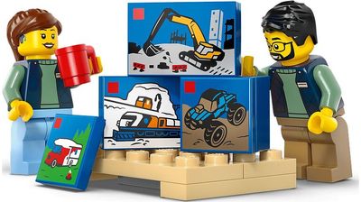 LEGO City: LEGO furgonas, žaislinis konstravimo rinkinys vaikams, 60500