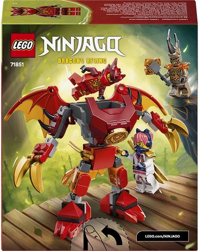 LEGO NINJAGO Kai drakono-roboto kovos rinkinys 71851