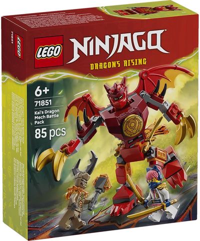 LEGO NINJAGO Kai drakono-roboto kovos rinkinys 71851
