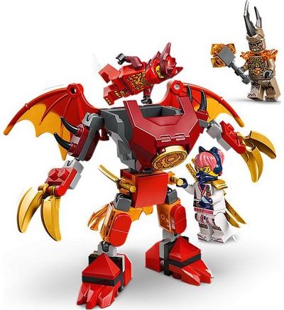 LEGO NINJAGO Kai drakono-roboto kovos rinkinys 71851
