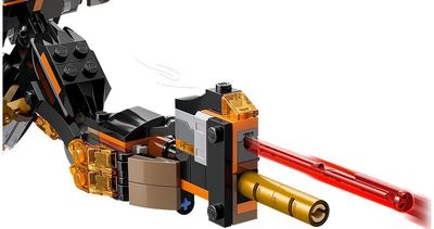 LEGO NINJAGO Cole misijos robotas ir drakono pavidalo Zane 71854