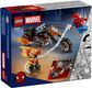 LEGO Marvel Žmogus voras prieš Tamsos baikerio motociklą 76335