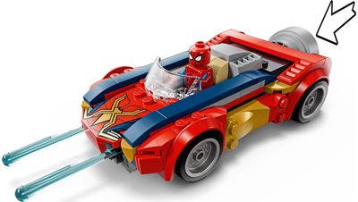 LEGO Marvel Žmogaus voro automobilis prieš venomizuotą Ernį 76336