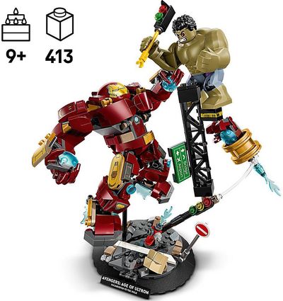 LEGO Marvel Epinė kova: Halkbasteris prieš Halką 76343