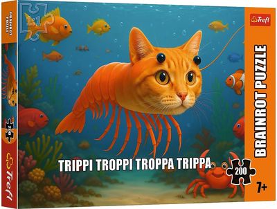 TREFL BRAINROT Dėlionė Trippi Troppi Troppa Trippa, 200 det.