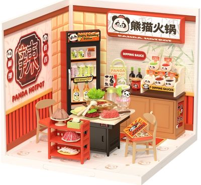 Modeliavimo rinkinys ROBOTIME Panda Hot Pot