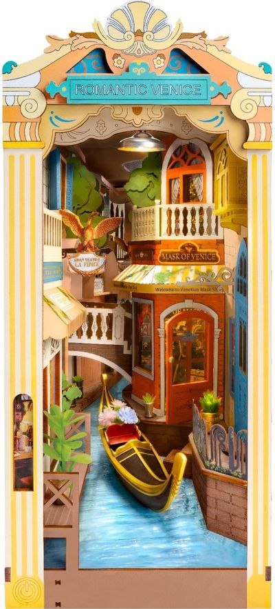 Modeliavimo rinkinys ROBOTIME Book Nook Romantic Venice