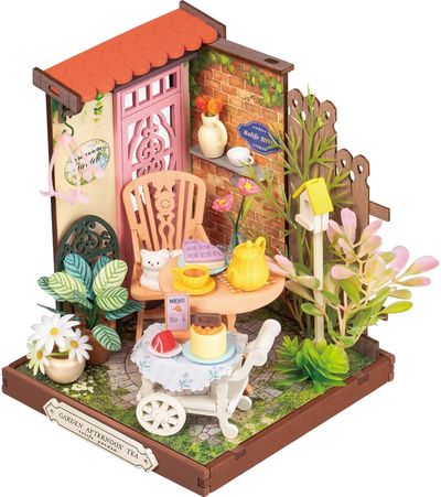 Modeliavimo rinkinys ROBOTIME Fancy Tea Yard