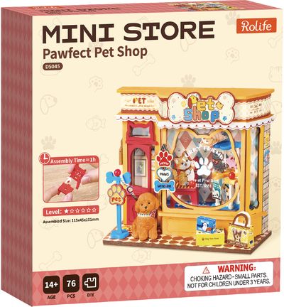 Modeliavimo rinkinys ROBOTIME Pawfect Pet Shop